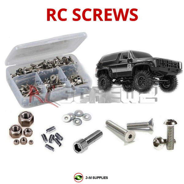 Representative image of an RCScrewZ stainless steel screw kit for GMade GS02F Buffalo #GM57012; exact kit contents vary by RC model.