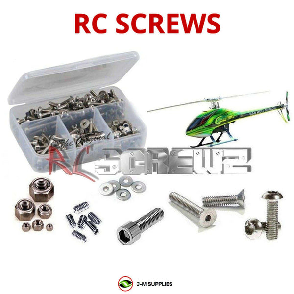 J-M SUPPLIES - RCScrewZ Stainless Steel Screw Kit gob001 for Goblin 700 Series Helicopter RC | SET - 