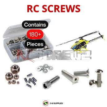 J-M SUPPLIES - RCScrewZ Stainless Steel Screw Kit gob013 for Goblin 420 Raw RC Helicopter (#SG421) | SET - 