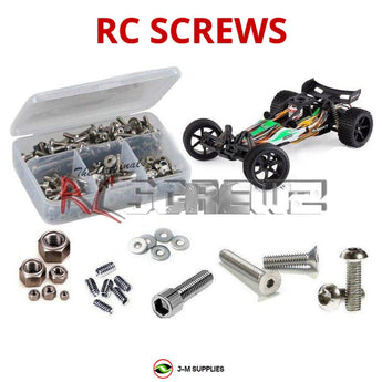 J-M SUPPLIES - RCScrewZ Stainless Steel Screw Kit helrc009 for Helion RC Impakt 12B RC Car | SET - 