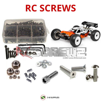 J-M SUPPLIES - RCScrewZ Stainless Steel Screw Kit hot021 for Hot Bodies D8-T RC Car | SET - hot021