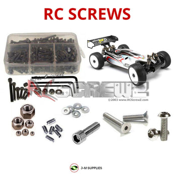 J-M SUPPLIES - RCScrewZ Stainless Steel Screw Kit hot022 for Hot Bodies Ve8 Buggy RC Car | SET - 
