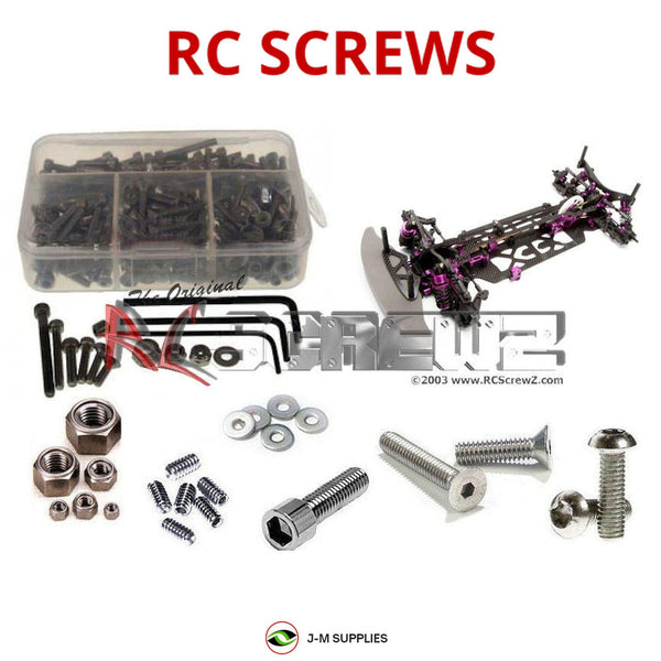 J-M SUPPLIES - RCScrewZ Stainless Steel Screw Kit hot025 for Hot Bodies TCXX Touring RC Car | SET - hot025