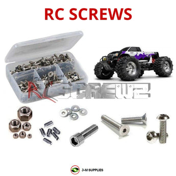 J-M SUPPLIES - RCScrewZ Stainless Screw Kit hpi003 for HPI Savage 21 RTR/Kit 1/8 Nitro MT (#831)/(#12840) | UPG - 