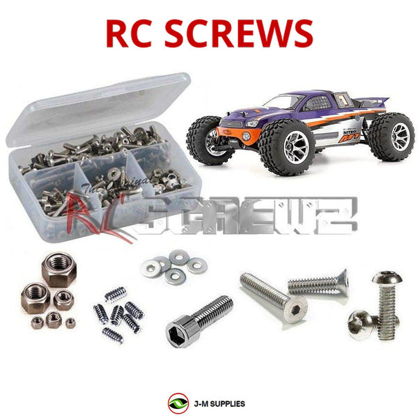 J-M SUPPLIES - RCScrewZ Stainless Steel Screw Kit hpi005 for HPI Racing Nitro RS4 1/10 4WD MT RTR (#556) | PRO - 