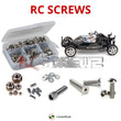Representative image of an RCScrewZ stainless steel screw kit for HPI Racing RS4 Rally 1/10 Electric 4WD Rally Car; exact kit contents vary by RC model.
