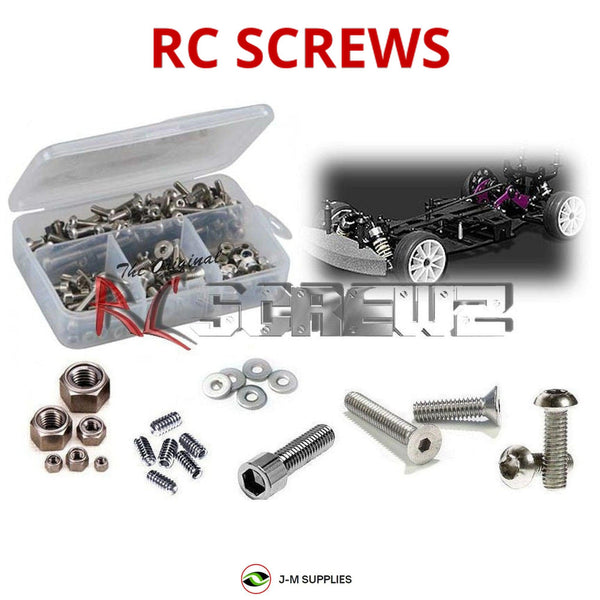 Representative image of an RCScrewZ stainless steel screw kit for HPI Racing Sprint RTR 1/10 Electric 4WD Touring Car (701, 702); exact kit contents vary by RC model.