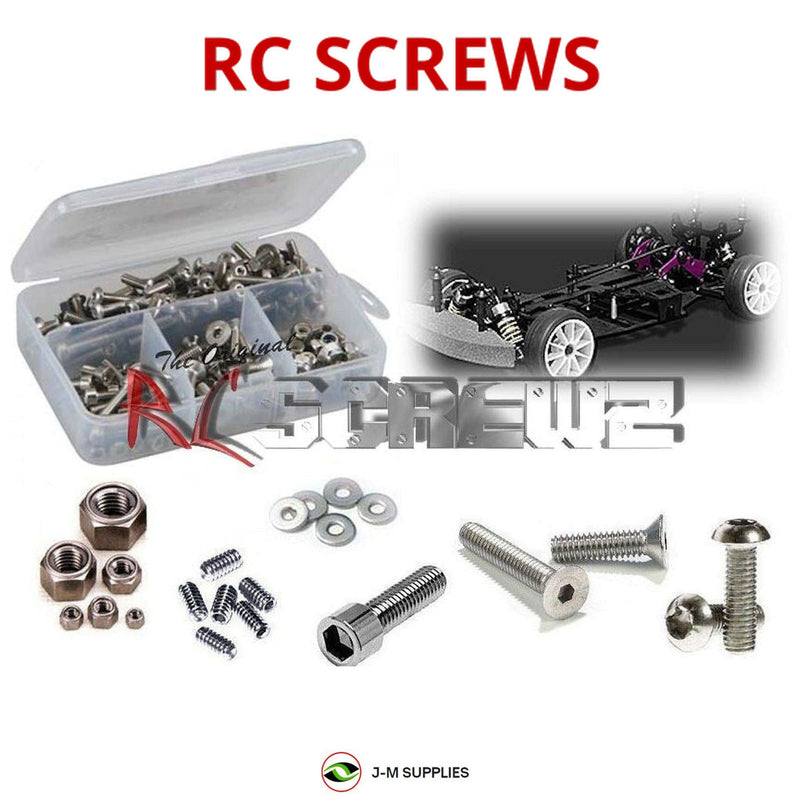 Representative image of an RCScrewZ stainless steel screw kit for HPI Racing Sprint RTR 1/10 Electric 4WD Touring Car (701, 702); exact kit contents vary by RC model.