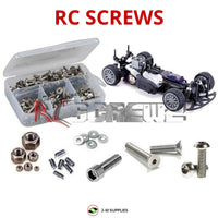 J-M SUPPLIES - RCScrewZ Stainless Steel Screw Kit hpi017 for HPI Racing RS4 2 Nitro #12445-1 RC Car | PRO - 