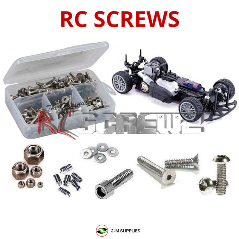 J-M SUPPLIES - RCScrewZ Stainless Steel Screw Kit hpi017 for HPI Racing RS4 2 Nitro #12445-1 RC Car | PRO - 