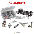Representative image of an RCScrewZ stainless steel screw kit for HPI Racing Mini RS4 1/10 Electric 4WD Touring Car; exact kit contents vary by RC model.