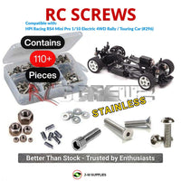 Representative image of an RCScrewZ stainless steel screw kit for HPI Racing RS4 Mini Pro Mazda MX-5 Miata 1/10 4WD (296); exact kit contents vary by RC model.