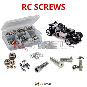 J-M SUPPLIES RC Parts Store - RCScrewZ Stainless Steel Screw Kit hpi022 for HPI Racing RS4 Mini Nitro Pro 1/10 Nitro 4WD Mini Touring Car | UPG