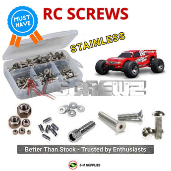 Representative image of an RCScrewZ stainless steel screw kit for HPI Racing Rush Evo Nitro 1/10 2WD Stadium Truck (561); exact kit contents vary by RC model.