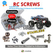 Representative image of an RCScrewZ stainless steel screw kit for HPI Wheely King 1/12 Electric 4WD Monster Truck (10830, 87602); exact kit contents vary by RC model.