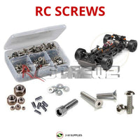 Representative image of an RCScrewZ stainless steel screw kit for HPI Cup Racer 1M True Ten 1/10 Electric Touring Car (100595); exact kit contents vary by RC model.
