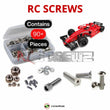Representative image of an RCScrewZ stainless steel screw kit for HPI F10 Formula Ten 1/10 Electric 2WD Formula One Car (102851); exact kit contents vary by RC model.