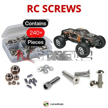 Representative image of an RCScrewZ stainless steel screw kit for HPI Savage XL 5.9 1/8 Nitro 4WD MT (112601, HPI112601); exact kit contents vary by RC model.