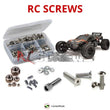 Representative image of an RCScrewZ stainless steel screw kit for HPI E-Firestorm 10T Flux 1/10 Electric 2WD Stadium Truck (105878); exact kit contents vary by RC model.