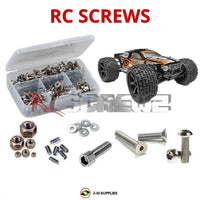 Representative image of an RCScrewZ stainless steel screw kit for HPI Bullet ST 3.0 1/10 Nitro 4WD Stadium Truck (107004); exact kit contents vary by RC model.