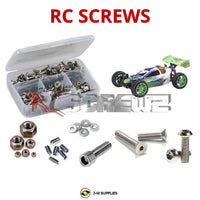 Representative image of an RCScrewZ stainless steel screw kit for Kyosho MP7.5 Kanai 1/8 Nitro 4WD Buggy (31191); exact kit contents vary by RC model.