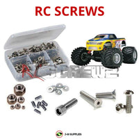 Representative image of an RCScrewZ stainless steel screw kit for Kyosho Mad Force 1/8 Nitro 4WD Monster Truck (31221); exact kit contents vary by RC model.