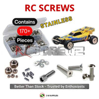 Representative image of an RCScrewZ stainless steel screw kit for Kyosho Rocky 1/10 Electric 4WD Buggy (3101); exact kit contents vary by RC model.