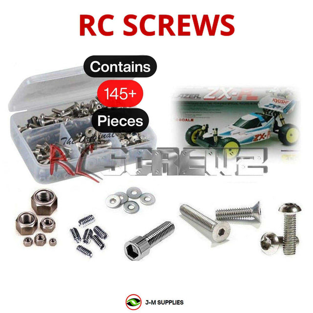 RCScrewZ Stainless Steel Screw Kit kyo013 for Kyosho Lazer ZX-R 1/10 Electric 4WD Off-Road Racing Buggy (3147) | SET