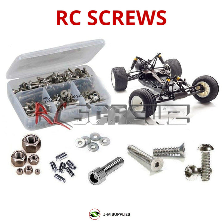 Representative image of an RCScrewZ stainless steel screw kit for Kyosho Ultima ST GP Type-R 1/10 Nitro 2WD Truck (31971); exact kit contents vary by RC model.