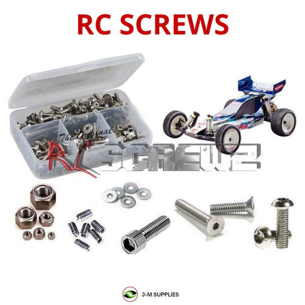 Representative image of an RCScrewZ stainless steel screw kit for Kyosho Ultima RB Type-R 1/10 Electric 2WD Buggy (30071); exact kit contents vary by RC model.