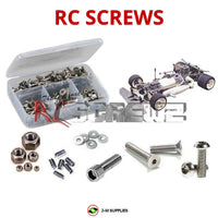 Representative image of an RCScrewZ stainless steel screw kit for Kyosho Fantom 2001 F2001 1/8 Nitro 4WD Car (31999); exact kit contents vary by RC model.
