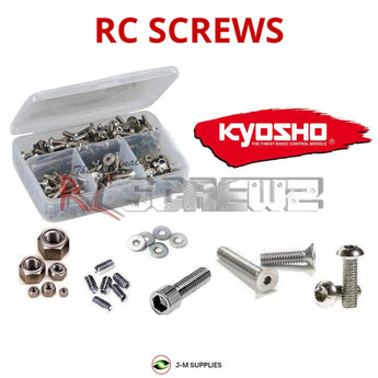 J-M SUPPLIES - RCScrewZ Stainless Steel Screw Kit kyo029 for Kyosho Racing Cart 10 #4795200 RC Car | UPG - 