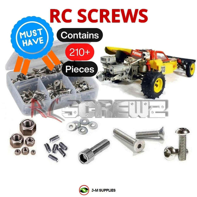 RCScrewZ Stainless Steel Screw Kit kyo030 for Kyosho Circuit 1000 Assault 1/10 Nitro 2WD Off-Road Buggy (3095) | SET