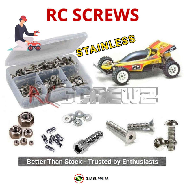 RCScrewZ Stainless Steel Screw Kit kyo035 for Kyosho Salute 1/10 Electric 4WD Off-Road Racing Buggy (3034) | SET