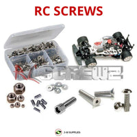 Representative image of an RCScrewZ stainless steel screw kit for Kyosho SuperTen Competition III 1/10 Nitro 4WD Car (31824); exact kit contents vary by RC model.