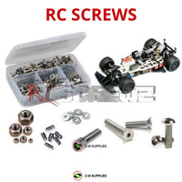 Representative image of an RCScrewZ stainless steel screw kit for Kyosho SuperTen GP Four II 1/10 Nitro 4WD Touring (31821); exact kit contents vary by RC model.