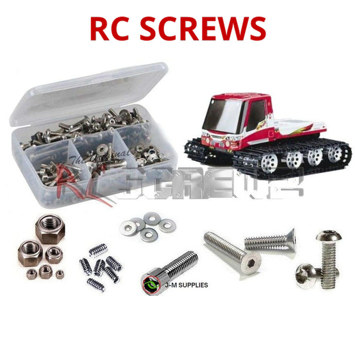 Representative image of an RCScrewZ stainless steel screw kit for Kyosho Nitro Blizzard 1/12 Nitro Tracked Snow Cat (31851); exact kit contents vary by RC model.