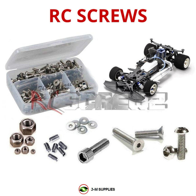 RCScrewZ Stainless Steel Screw Kit kyo052 for Kyosho Evolva 2003 1/8 Nitro 4WD On-Road Racing Car (31283) | SET