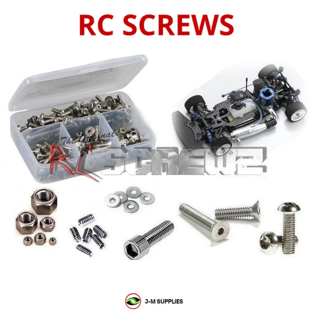RCScrewZ Stainless Steel Screw Kit kyo057 for Kyosho PureTen GP V-One RRR 1/10 Nitro 4WD On-Road Touring Car (31256) | SET
