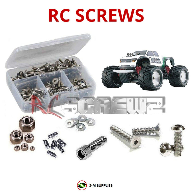 J-M SUPPLIES - RCScrewZ Stainless Steel Screw Kit kyo058 for Kyosho Giga Crusher DF/SF #31141 RC Car | SET - 