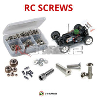 Representative image of an RCScrewZ stainless steel screw kit for Kyosho Mini Inferno 09 1/16 Nitro 4WD Buggy (31311); exact kit contents vary by RC model.