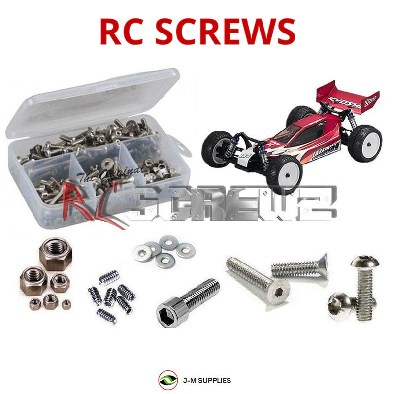 J-M SUPPLIES - RCScrewZ Stainless Steel Screw Kit kyo061 for Kyosho Lazer ZX-5 #30076 RC Car | SET - 