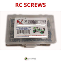 Representative image of an RCScrewZ stainless steel screw kit for Kyosho Inferno ST-R 1/8 Nitro 4WD Truggy (31352); exact kit contents vary by RC model.