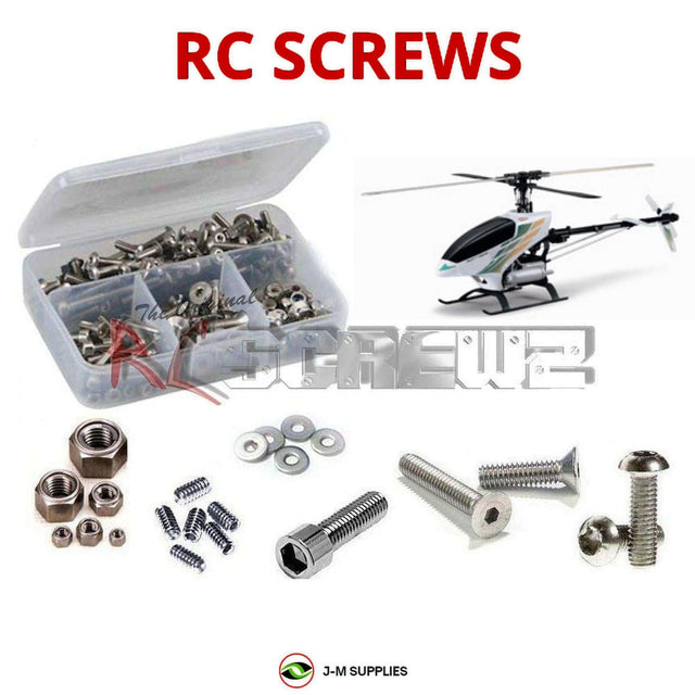 RCScrewZ Stainless Steel Screw Kit kyo092 for Kyosho Concept 30 SRX Class 30 Nitro RC Helicopter (21302) | SET