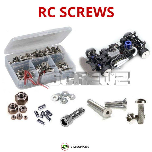 RCScrewZ Stainless Steel Screw Kit kyo096 for Kyosho PureTen GP V-One S III 1/10 Nitro 4WD On-Road Touring Car (31331) | SET