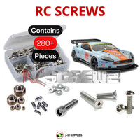 Representative image of an RCScrewZ stainless steel screw kit for Kyosho Inferno GT2 1/8 Nitro 4WD (31830, 33027); exact kit contents vary by RC model.