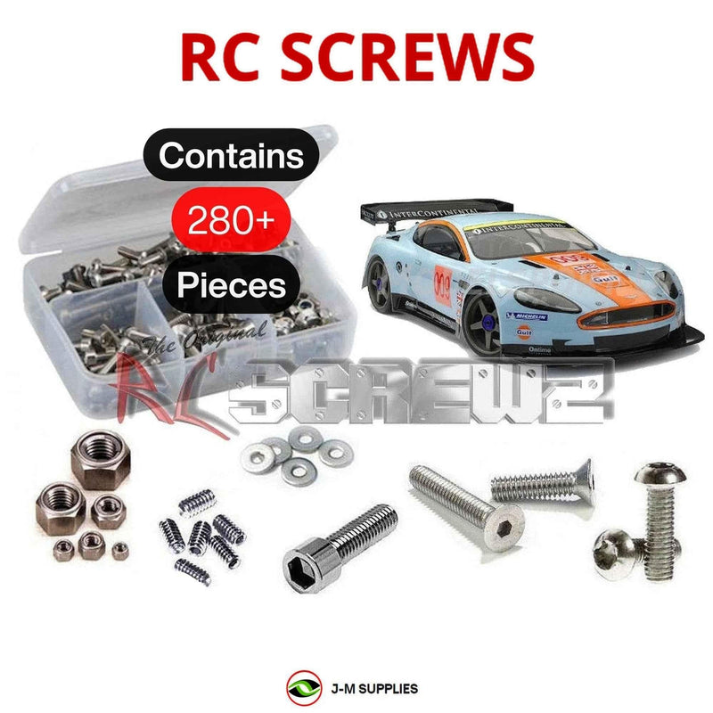 Representative image of an RCScrewZ stainless steel screw kit for Kyosho Inferno GT2 1/8 Nitro 4WD (31830, 33027); exact kit contents vary by RC model.
