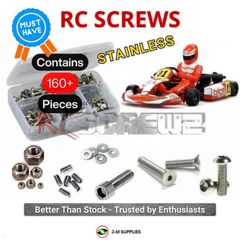 J-M SUPPLIES RC Parts Store - RCScrewZ Stainless Steel Screw Kit kyo117 for Kyosho Birel R31-SE 1/5 GP/Nitro 2WD Racing Kart Readyset (31315, 31315T1) | RCX