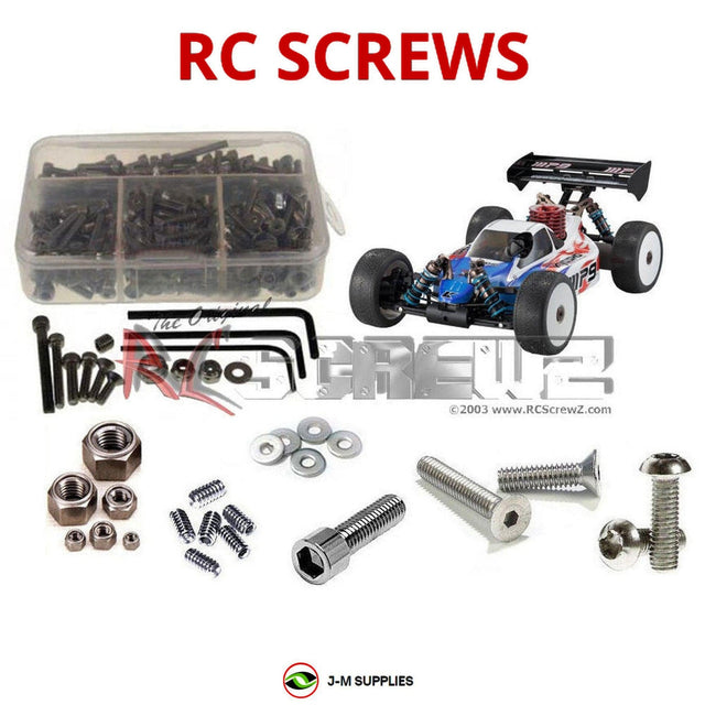 RCScrewZ Stainless Steel Screw Kit kyo133 for Kyosho Inferno MP9 TKI2 1/8 Nitro GP 4WD Off-Road Competition Buggy (31785) | SET