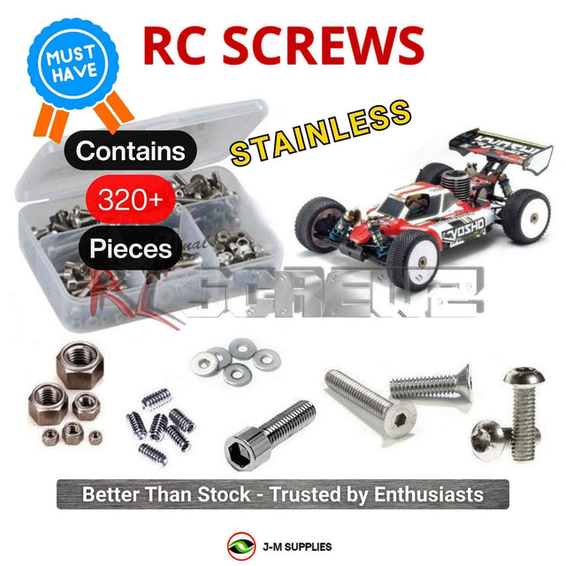 RCScrewZ Stainless Steel Screw Kit kyo134 for Kyosho Inferno MP9 TKI 1/8 Nitro GP 4WD Off-Road Competition Buggy (31782) | SET